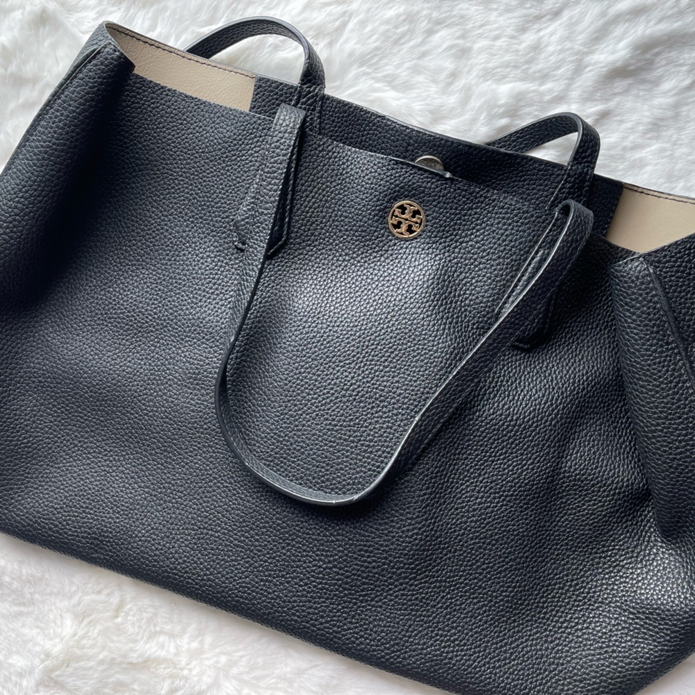 Tory Burch Perry Tote (black) used but in good condition